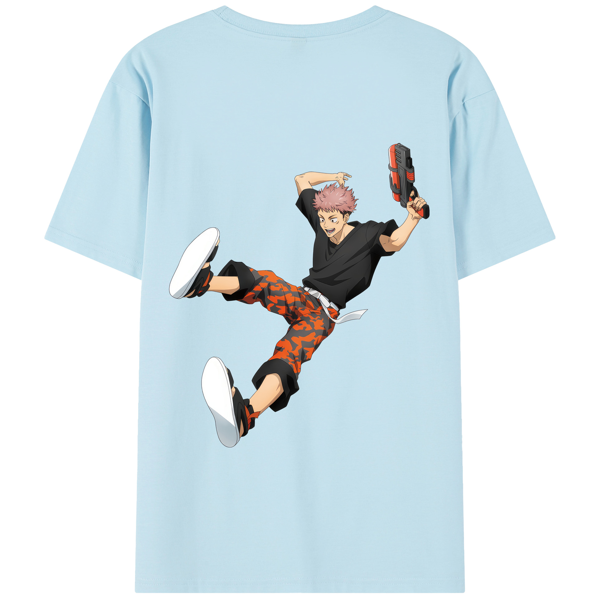 （画像用） 呪術廻戦 Jujutsu Kaisen 綿100％半袖Tシャツ（背面プリント）